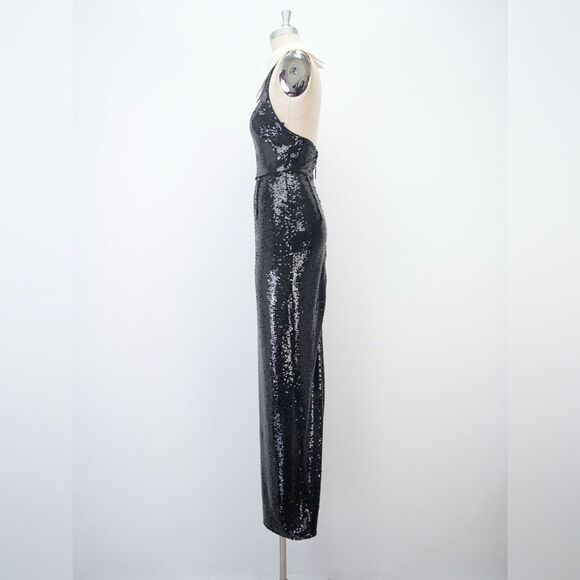 NWOT Bronx and Banco Wednesday Sequin Halterneck Maxi Dress - Picture 11 of 16
